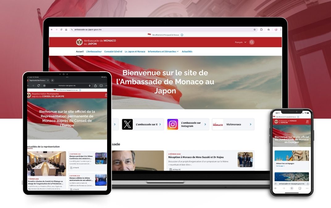 Monaco améliore la présence numérique avec des sites Web diplomatiques repensés