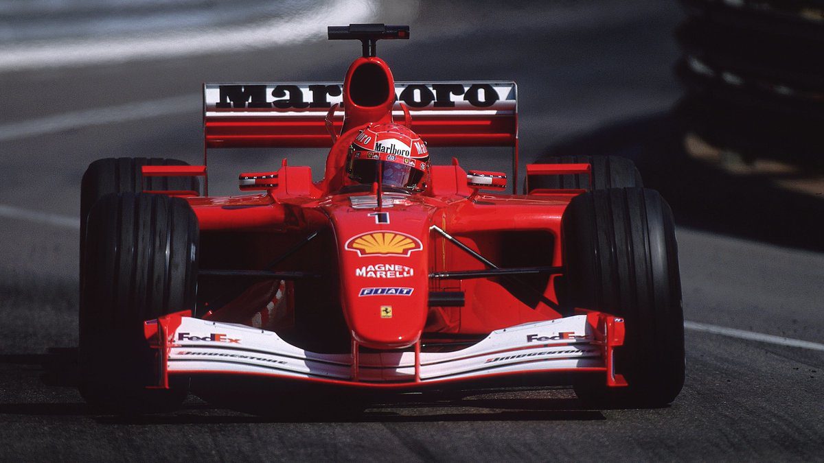 Ferrari, le championnat de Michael Schumacher, se déroule pour la vente aux enchères Monaco GP