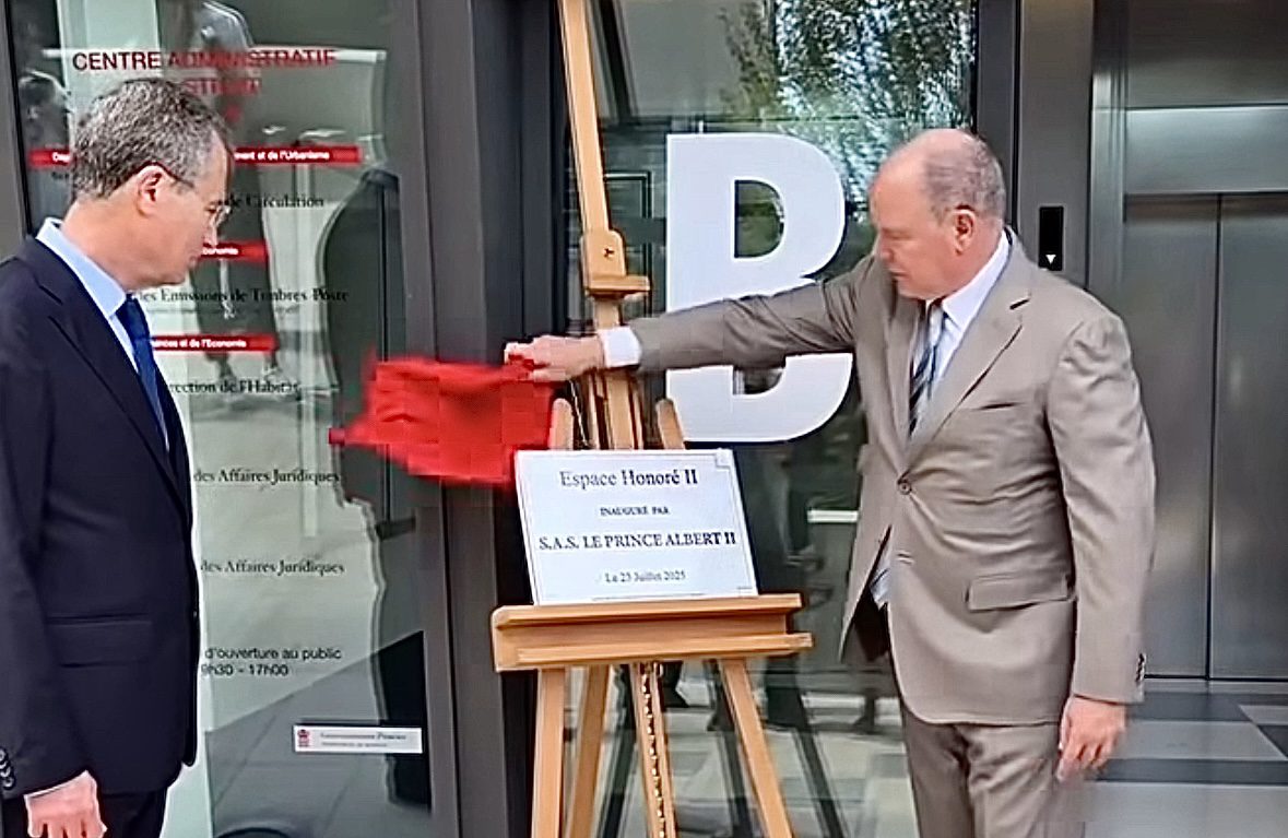 HSH Prince Albert II ouvre une nouvelle hub du gouvernement Espace HONÉÉ II