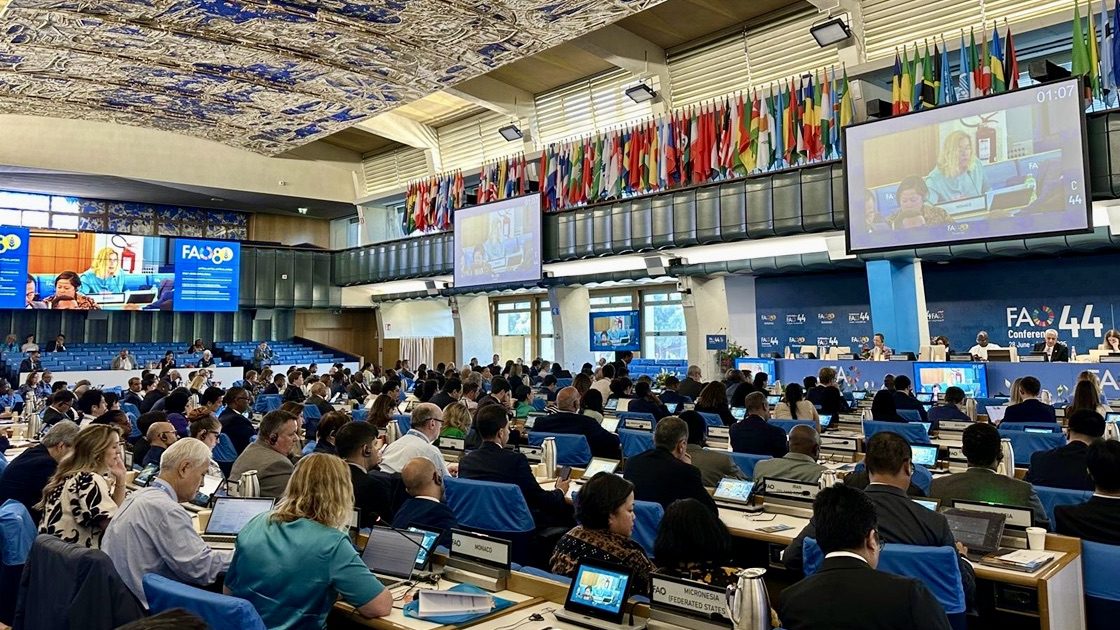 Monaco reaffirms global hunger commitment at 44th FAO Conference in Rome