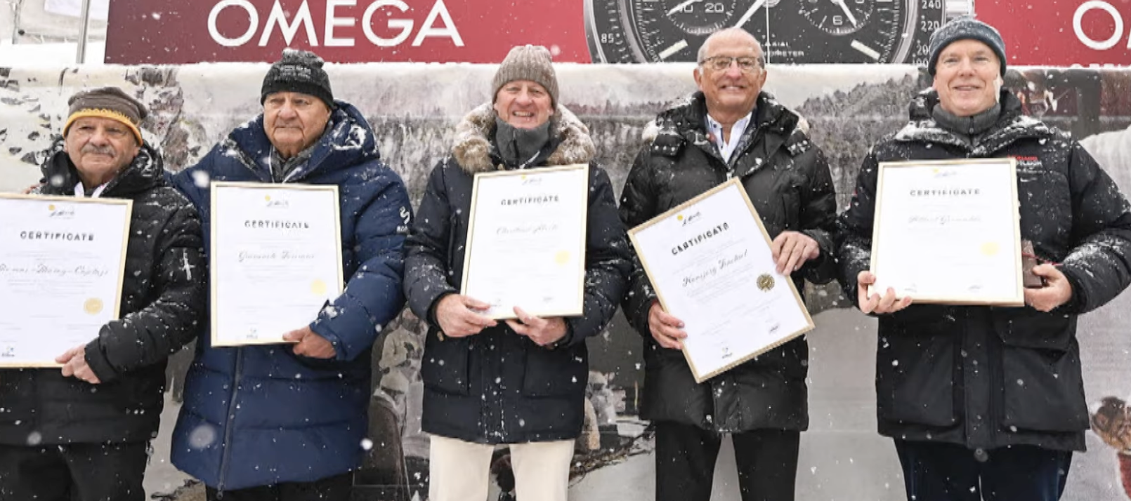 Saint-Moritz rend hommage à SAS le Prince Albert II en l'intronisant au Temple de la renommée