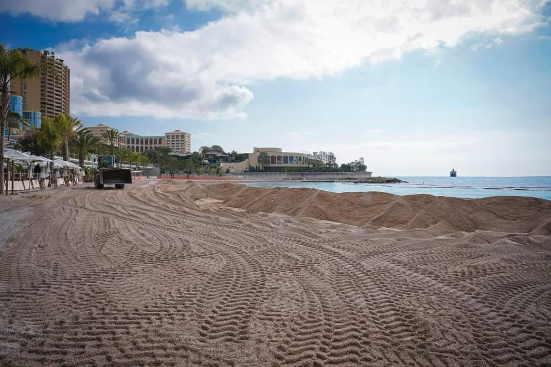 La plage du Larvotto va subir des travaux de reprofilage au printemps