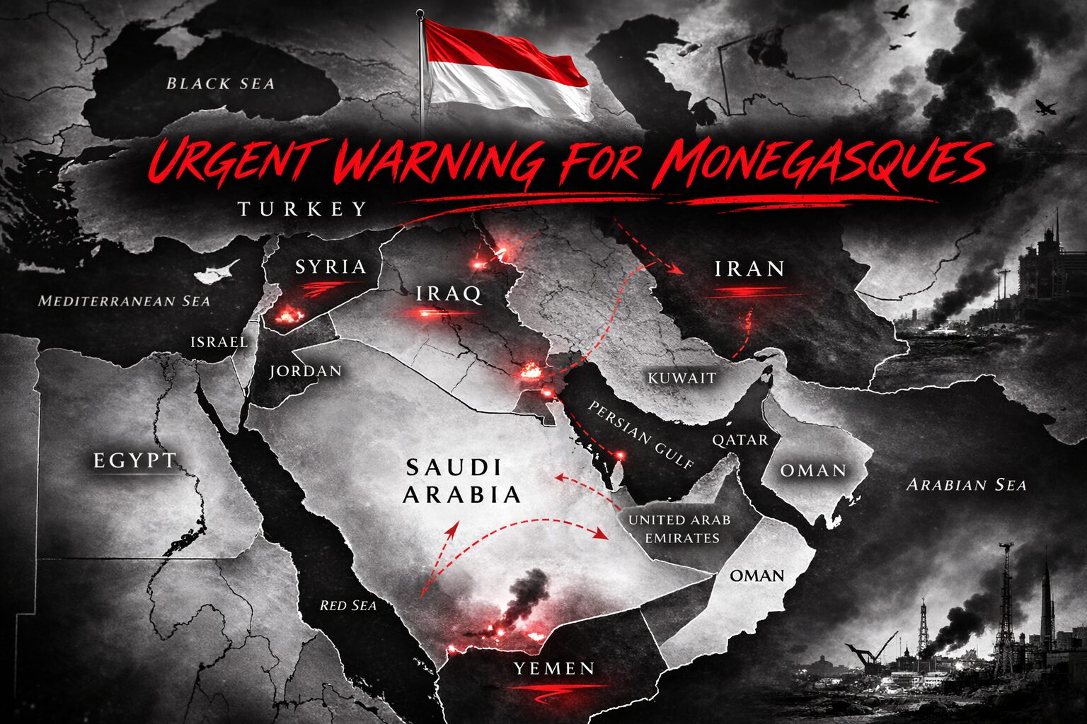Le Gouvernement appelle les voyageurs monégasques au Moyen-Orient à la prudence