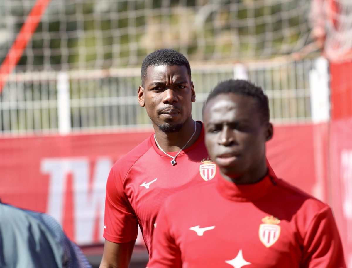 Paul Pogba retrouve l'entraînement de l'équipe première de Monaco