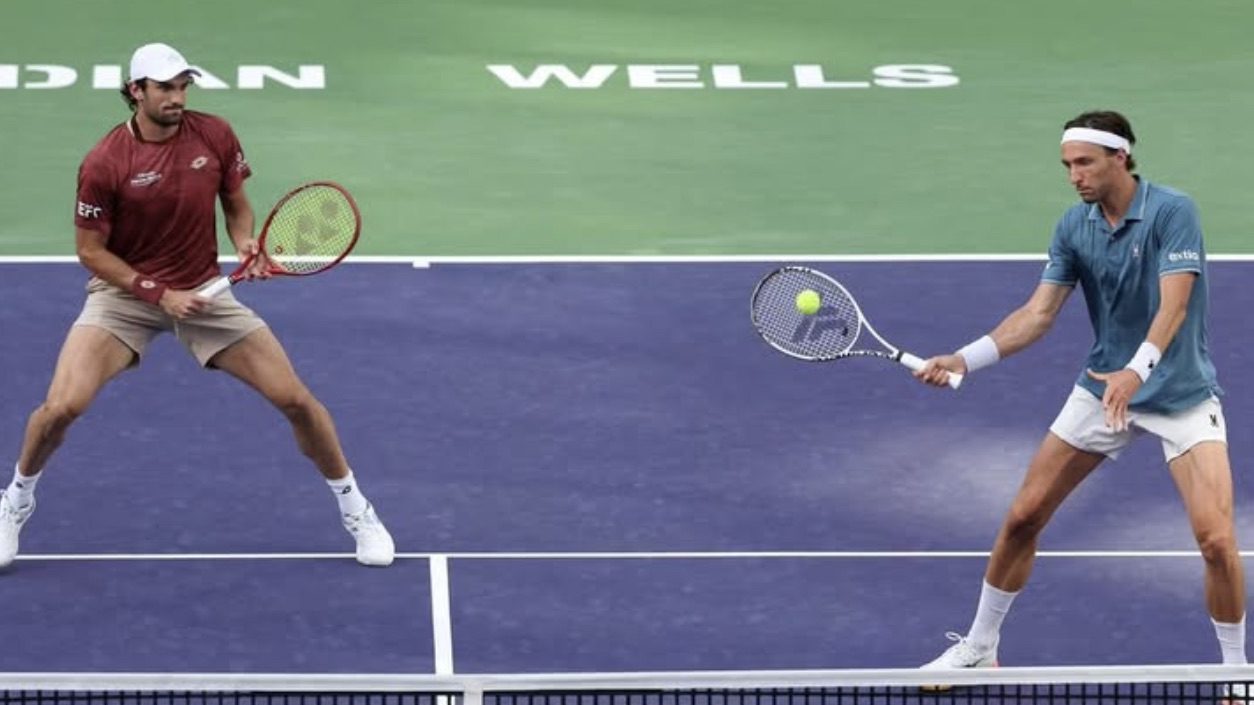 Vacherot échoue de peu en finale du double à Indian Wells
