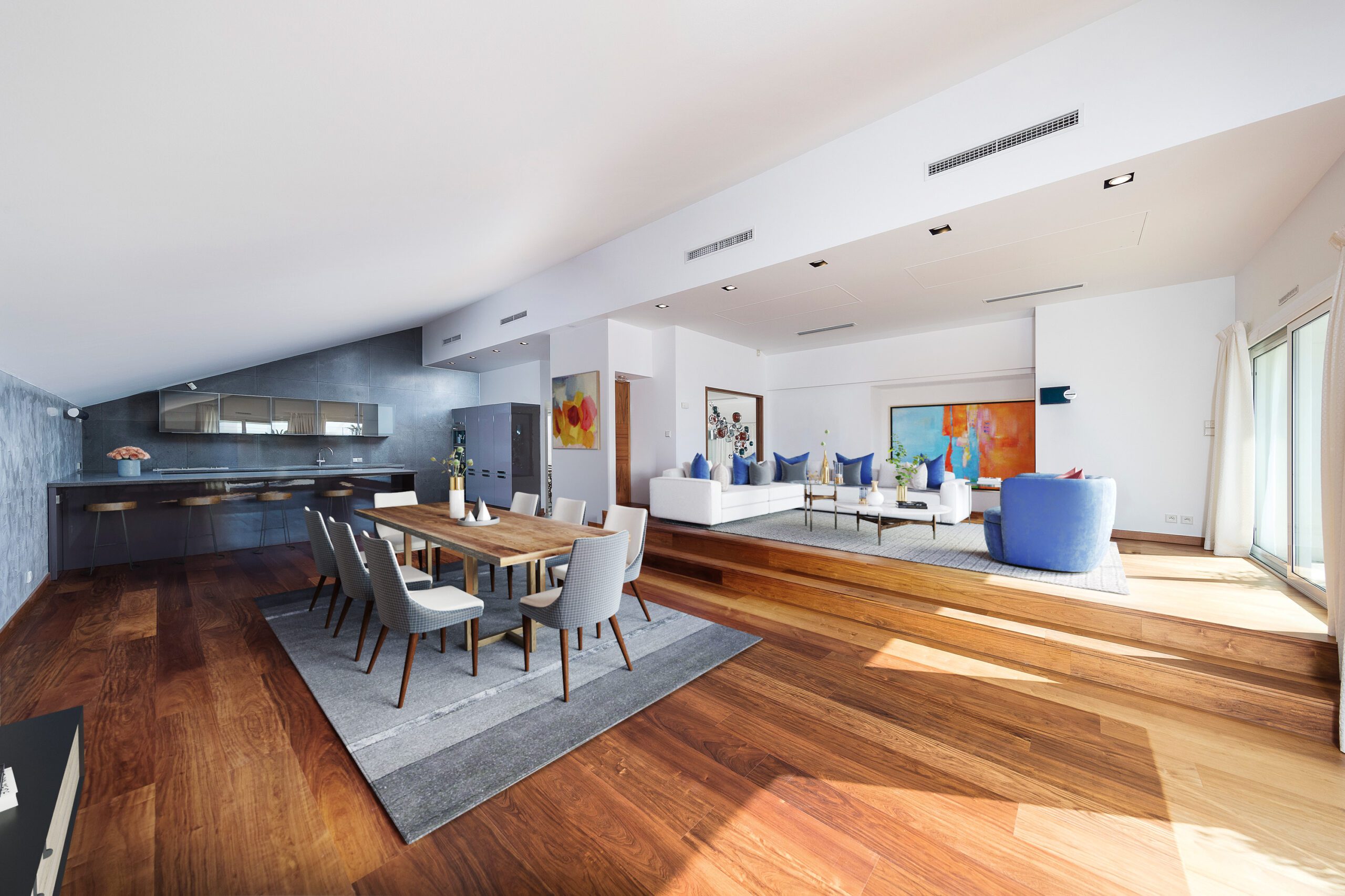 Loyer : Penthouse Terrasses du Port – 759 m² – 45k€+charges / mois