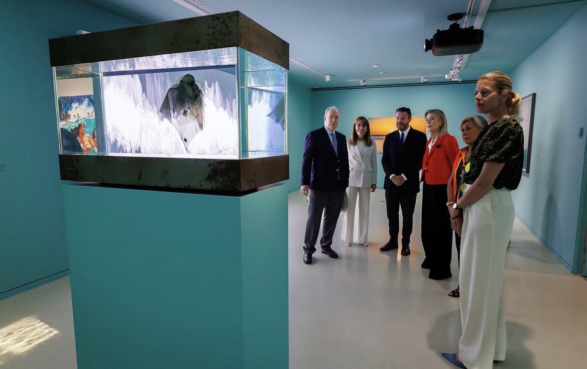 Le Prince Albert II et la Princesse Caroline ouvrent la Monaco Art Week