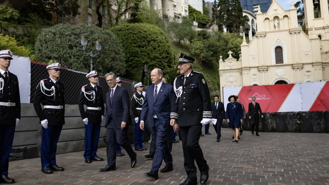 Monaco marks Saint George’s Day with ceremony honouring police patron saint