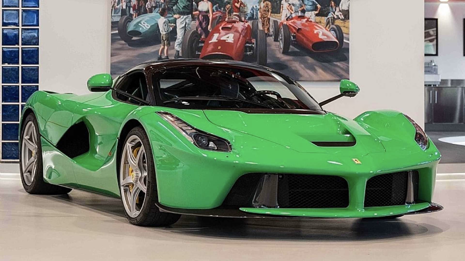 La rare Ferrari LaFerrari verte de Jay Kay vendue près de 5 millions d'euros à Monaco