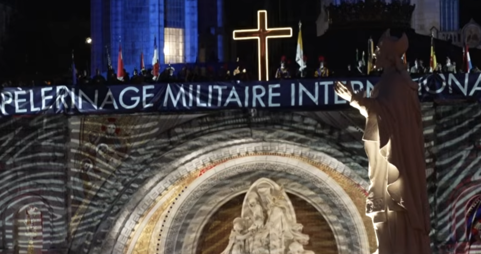 Une délégation monégasque se joint au pèlerinage militaire international à Lourdes