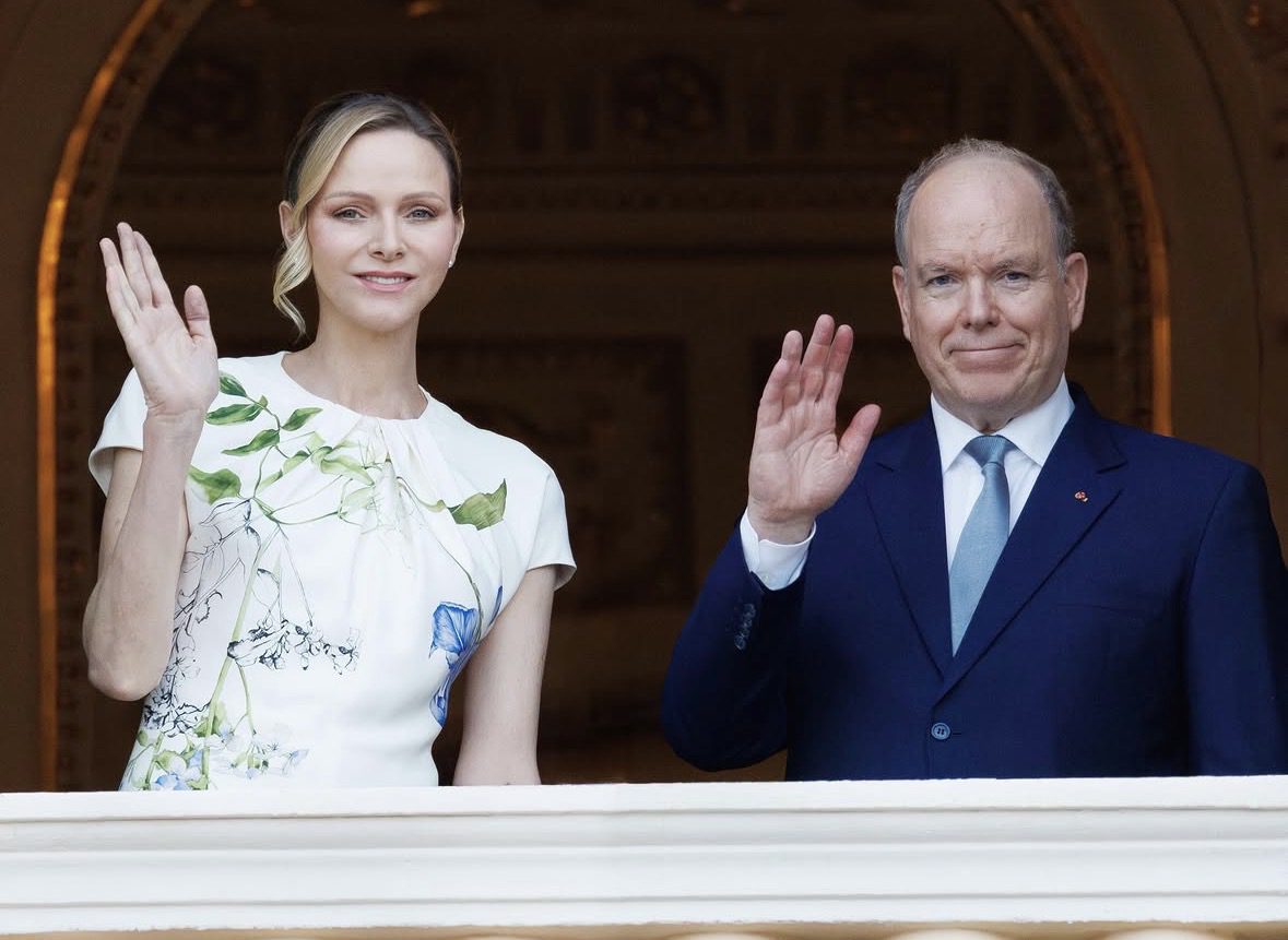 Le Prince Albert II et la Princesse Charlène assistent aux célébrations de la Fête-Dieu