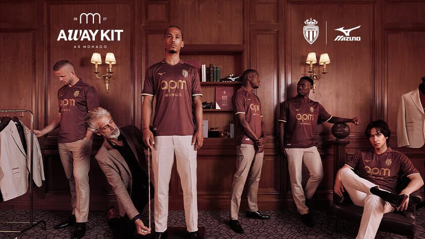 AS Monaco unveils 2026-2027 away kit inspired by haute couture refinement