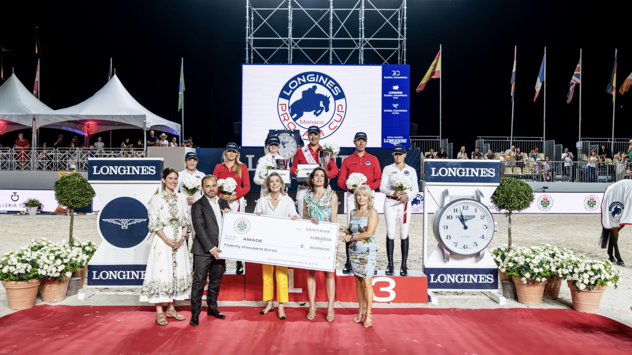 La victoire père-fille de Gaudiano illumine la Monaco Pro-Am Cup au profit de l'AMADE