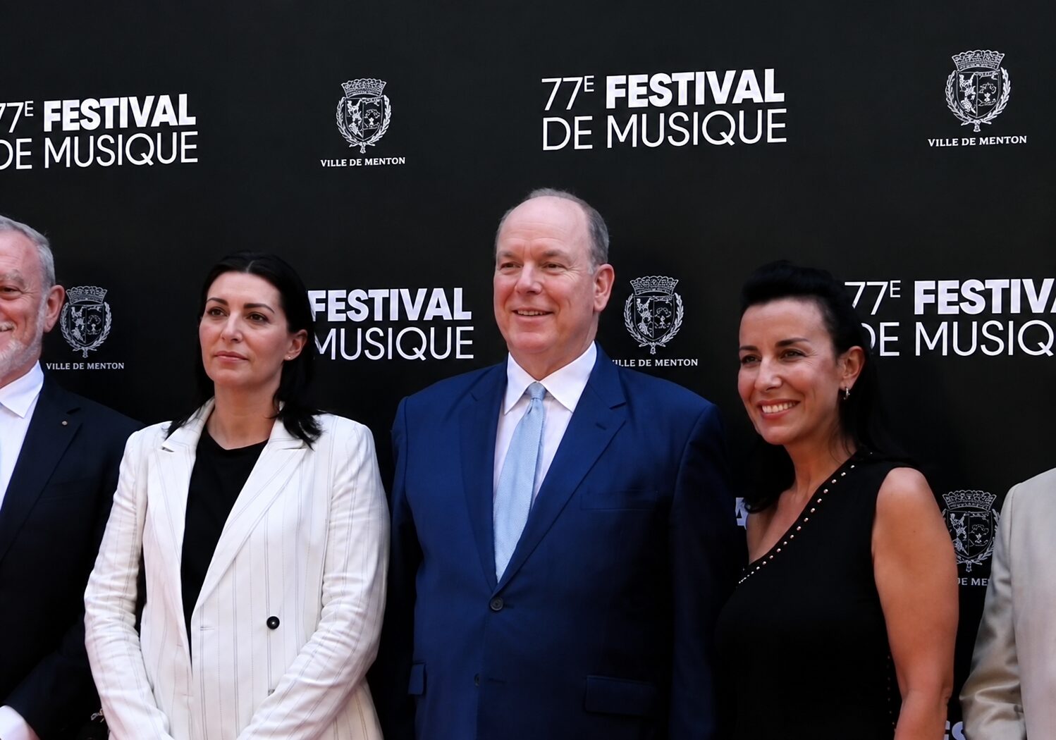 Le Prince Albert II au Festival de Musique de Menton