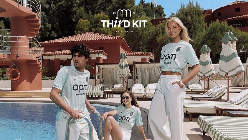 AS Monaco unveils Riviera-inspired third kit for 2026-2027 season