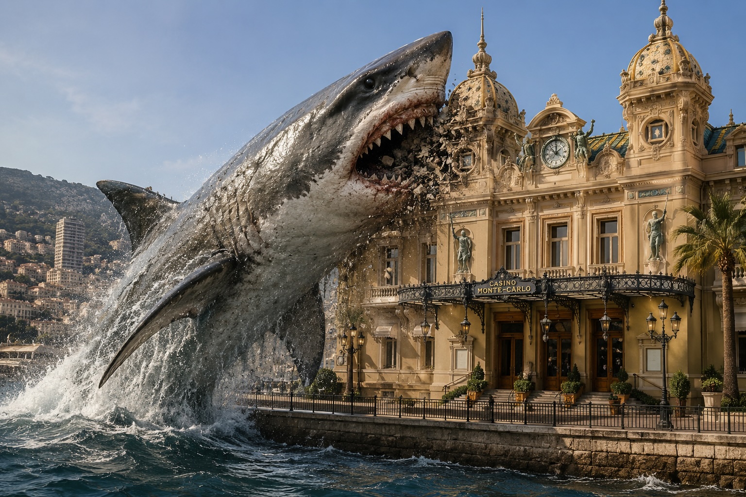 Le grand requin blanc prend le clickbait Dirty Rotten
