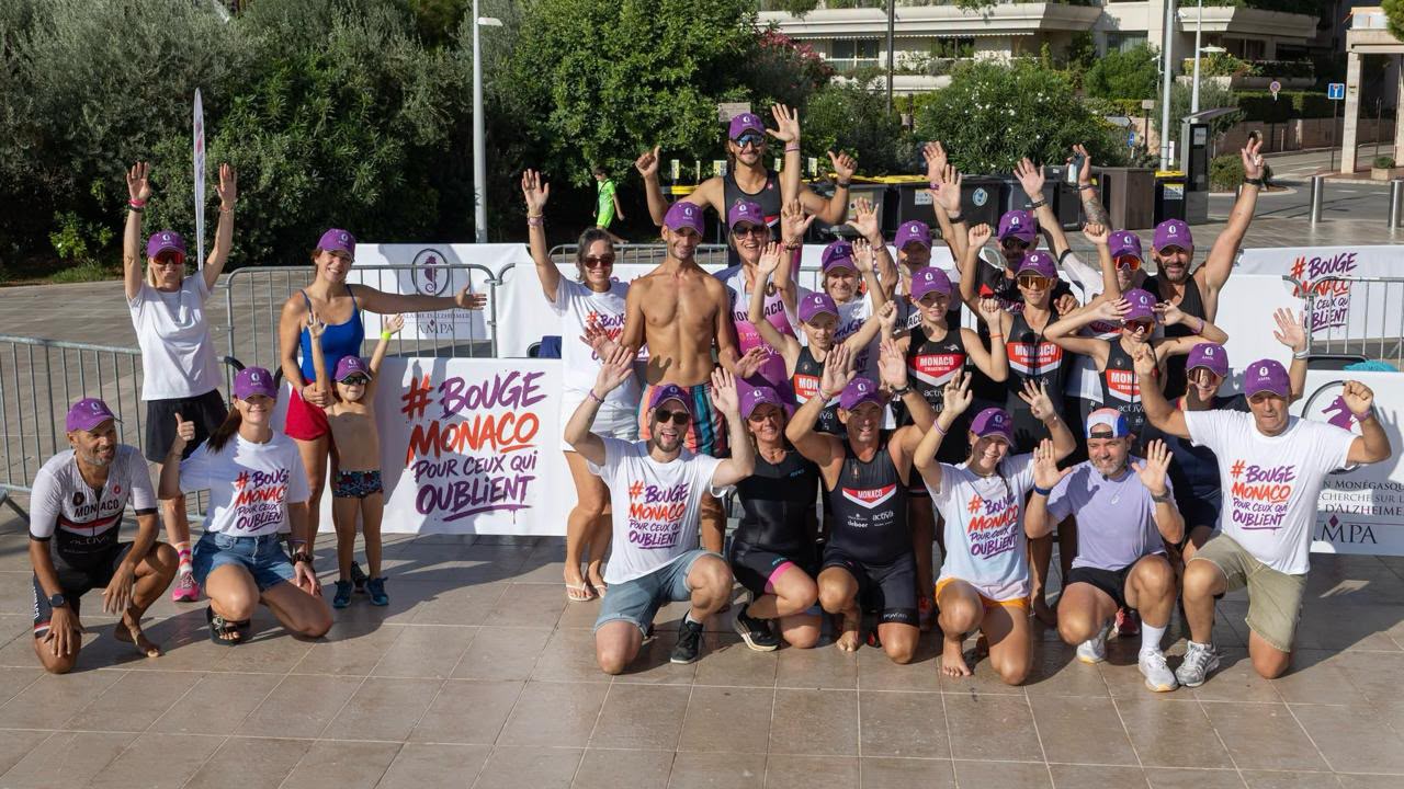 L'Aquathlon du Larvotto sensibilise à la recherche sur Alzheimer
