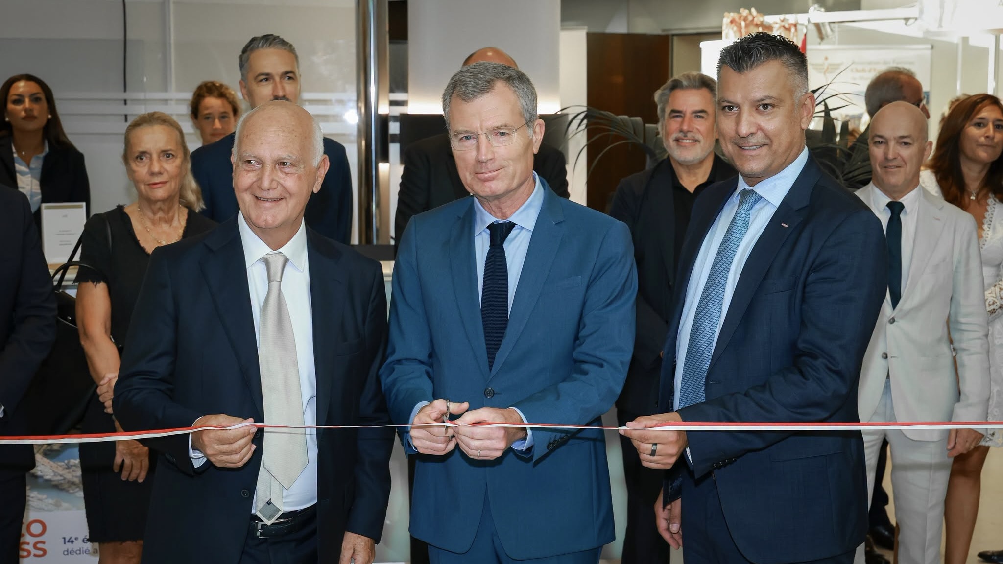 Le Ministre d'Etat Christophe Mirmand inaugure le 14ème Salon Monaco Business