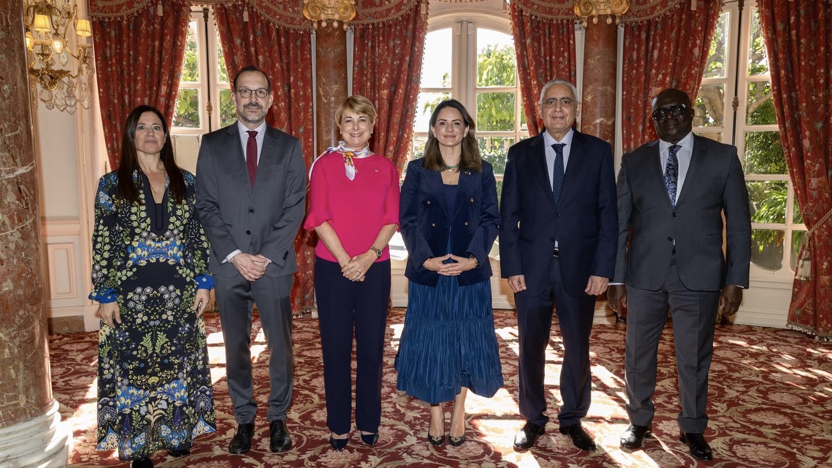 Monaco accueille cinq nouveaux ambassadeurs à l'Hôtel Hermitage